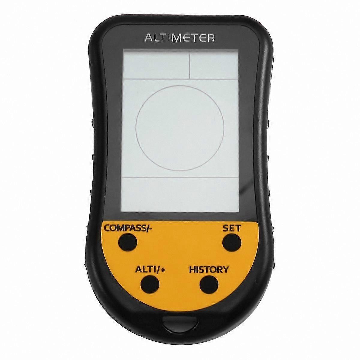 Digital Altimeter with LCD Display, Barometer, Compass, Thermometer, Weather Forecast, Clock, and Calendar Functionality