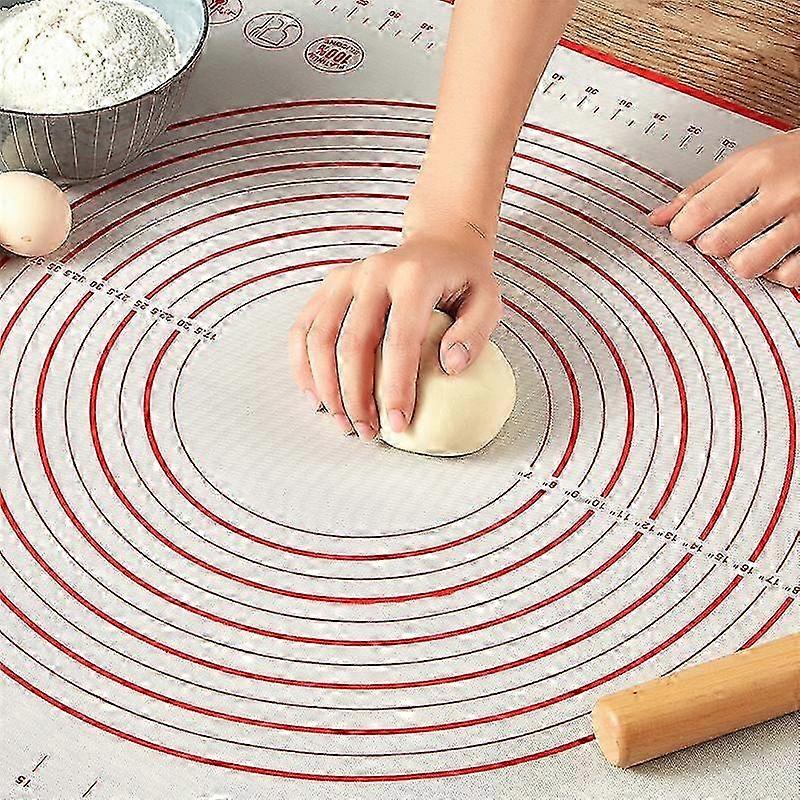 Extra Large Silicone Pastry Mat with Nonstick Surface for Dough Rolling and NonSlip Baking