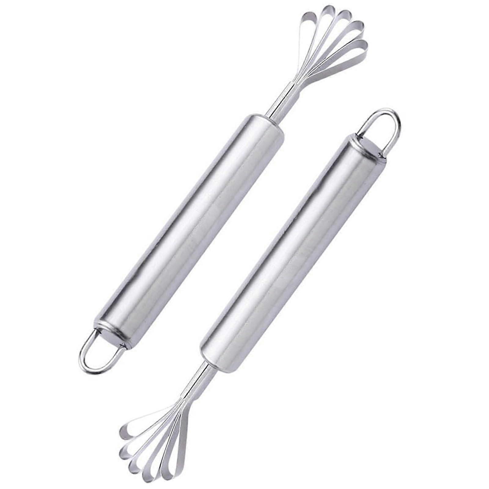 2Pcs Stainless Steel Coconut Grater and Scraper with FiveJaw Design for Kitchen Use