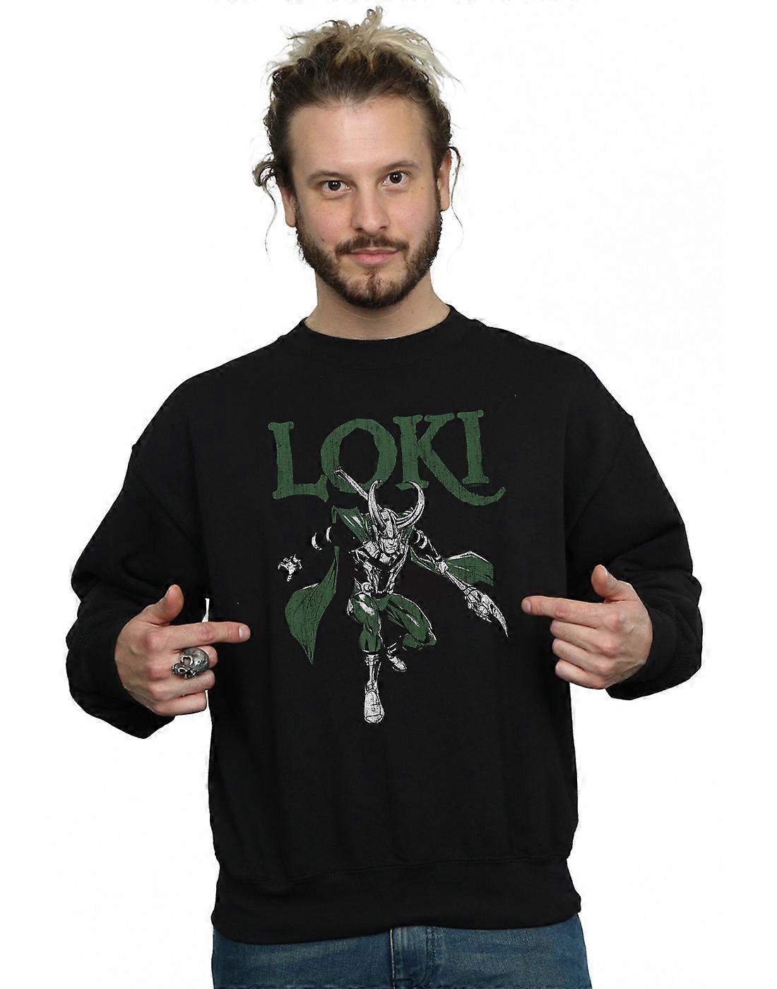 Marvel Men's Loki Scepter Sweatshirt