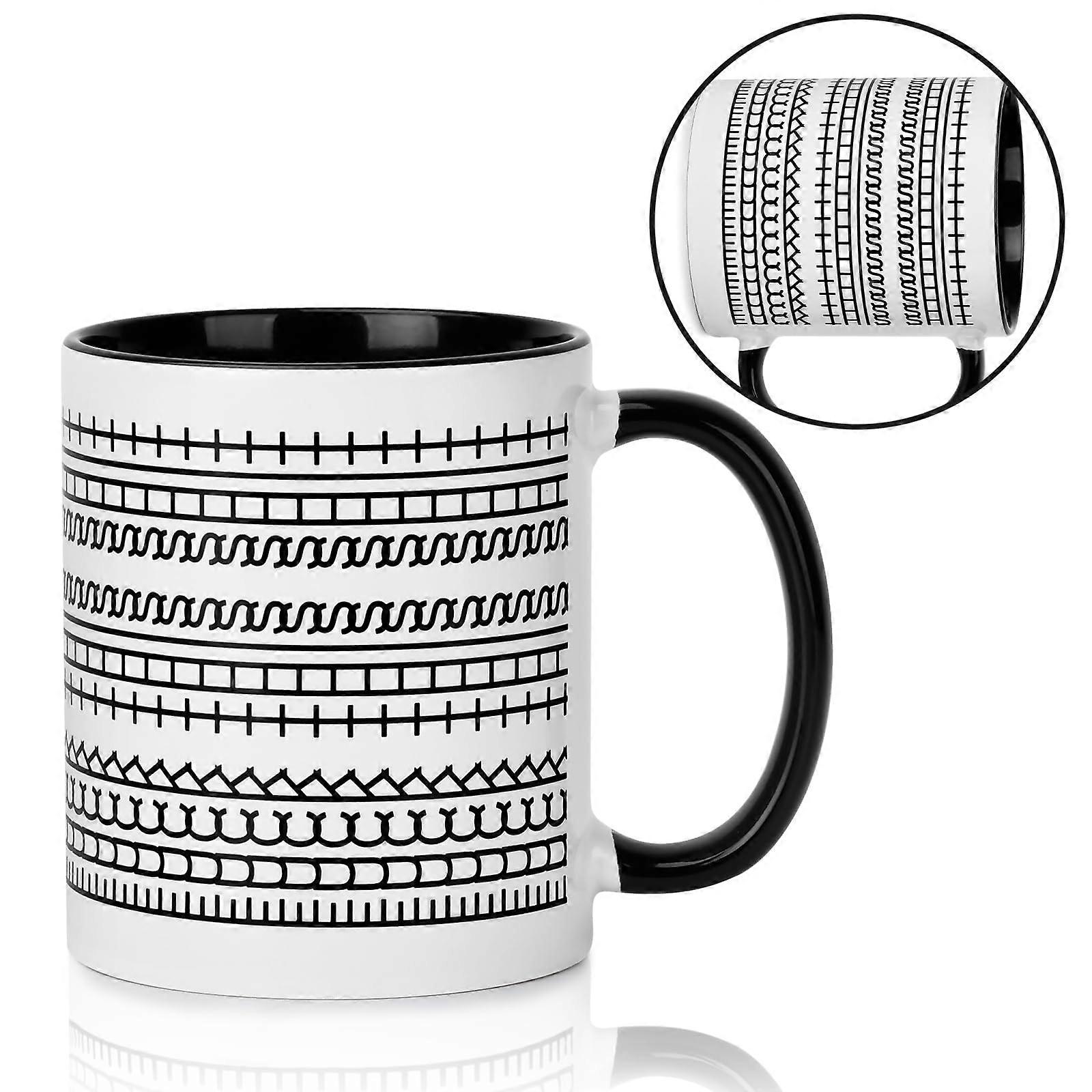 Funny Coffee Mug with Hidden Message Design, White Elephant Gift for Adults, 11oz Ceramic Cup