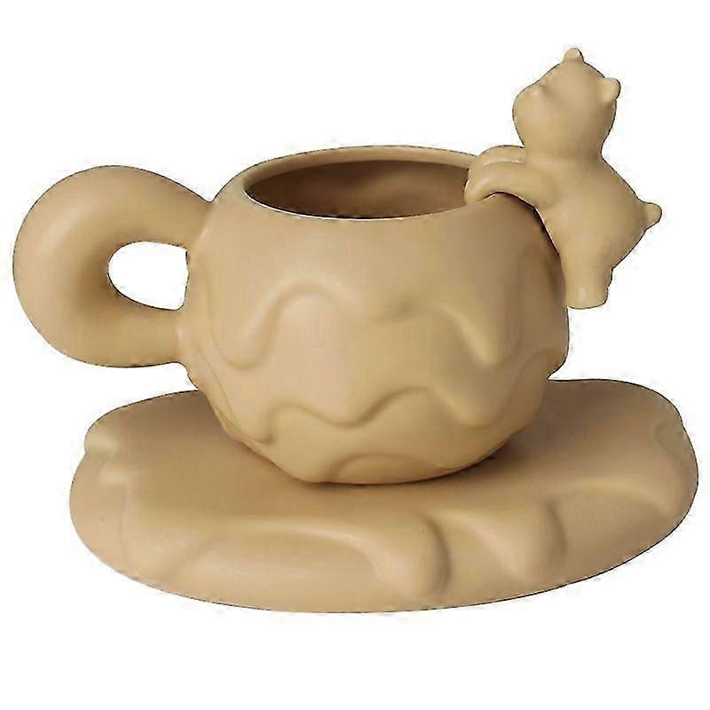 Cute Ceramic Cup Tea Cup Saucer Set#3