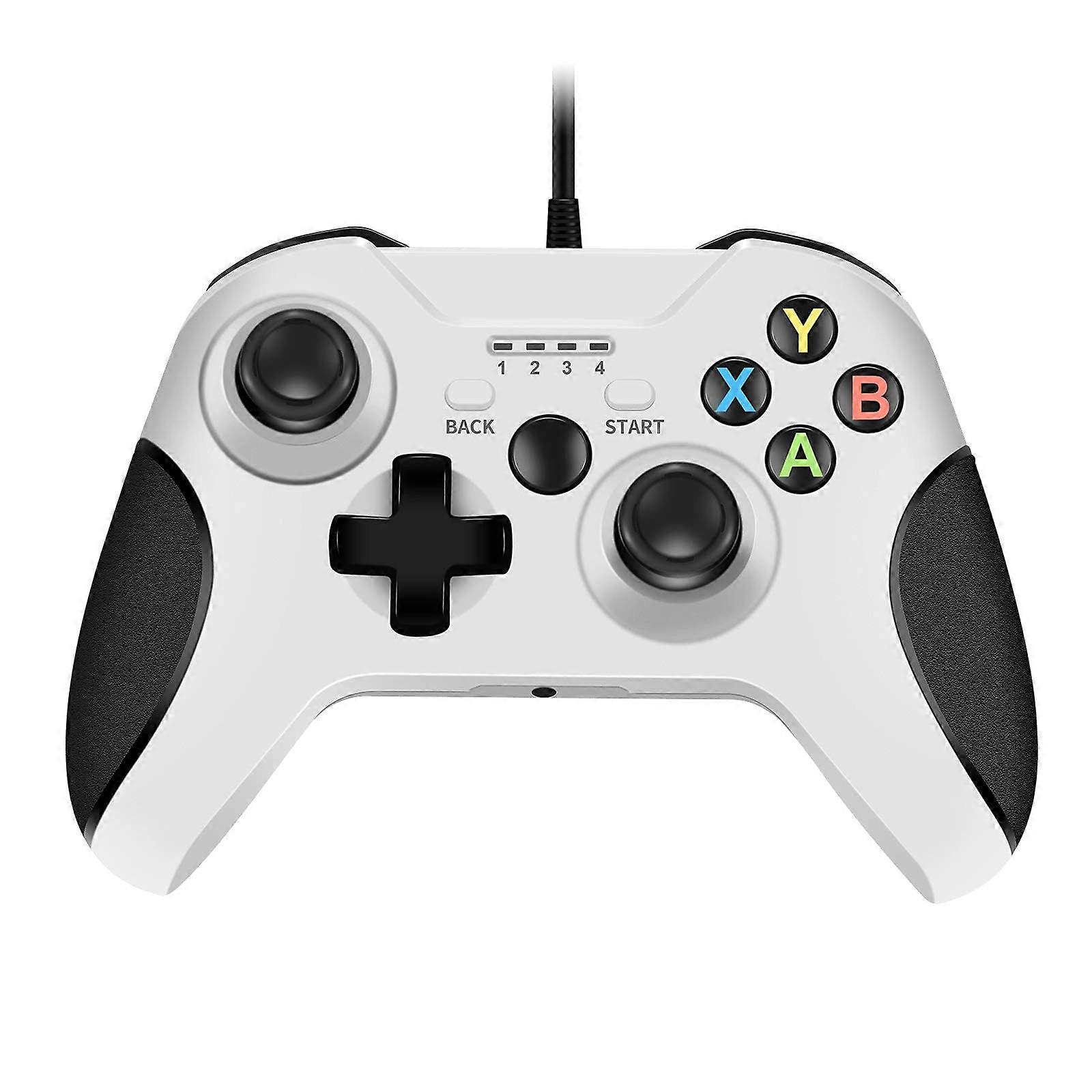 Wired Controller White Renewed MultiPlatform for Xbox One S X Elite PC Windows 10