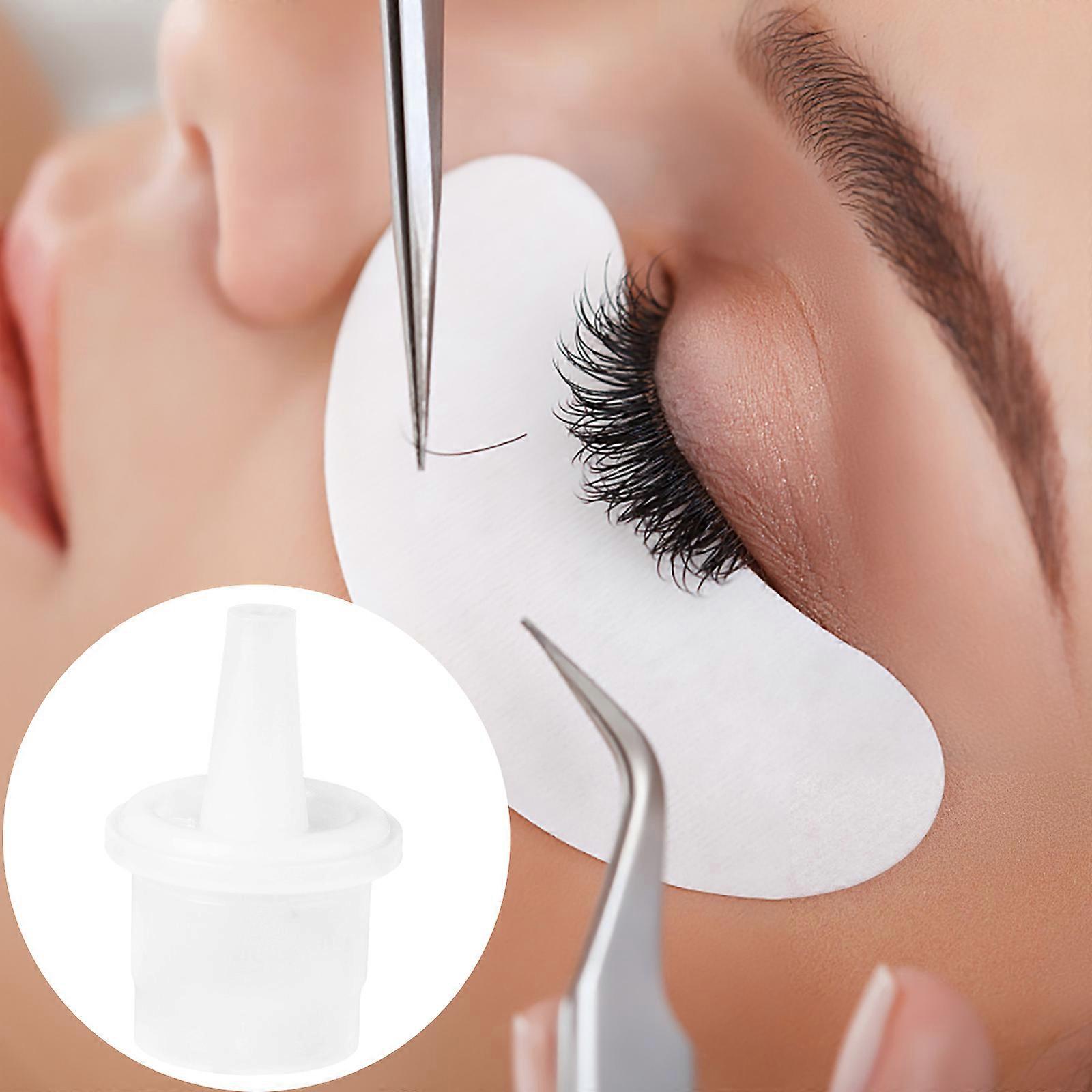 Eyelash Replacement Bottle Mouth Head for Extension Tools Anti-Blocking 40Pcs