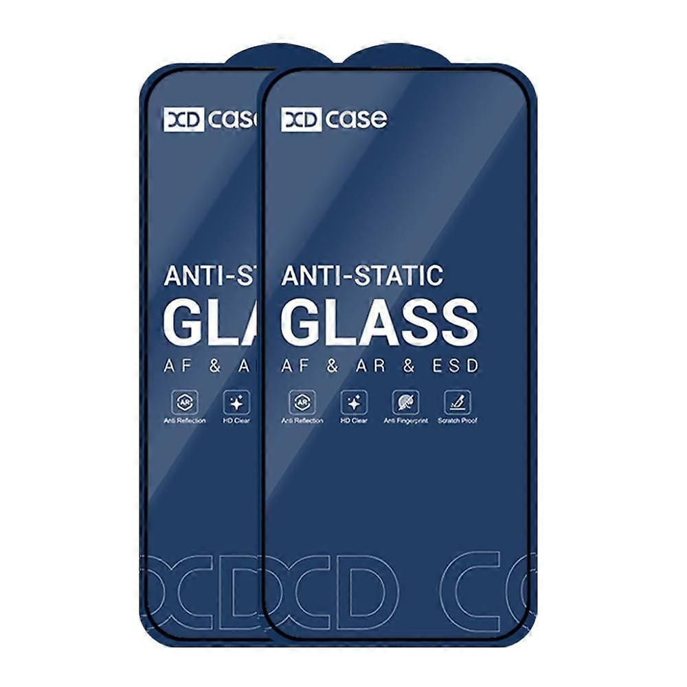 2pcs Silkscreen Tempered Film For iPhone 15 Plus