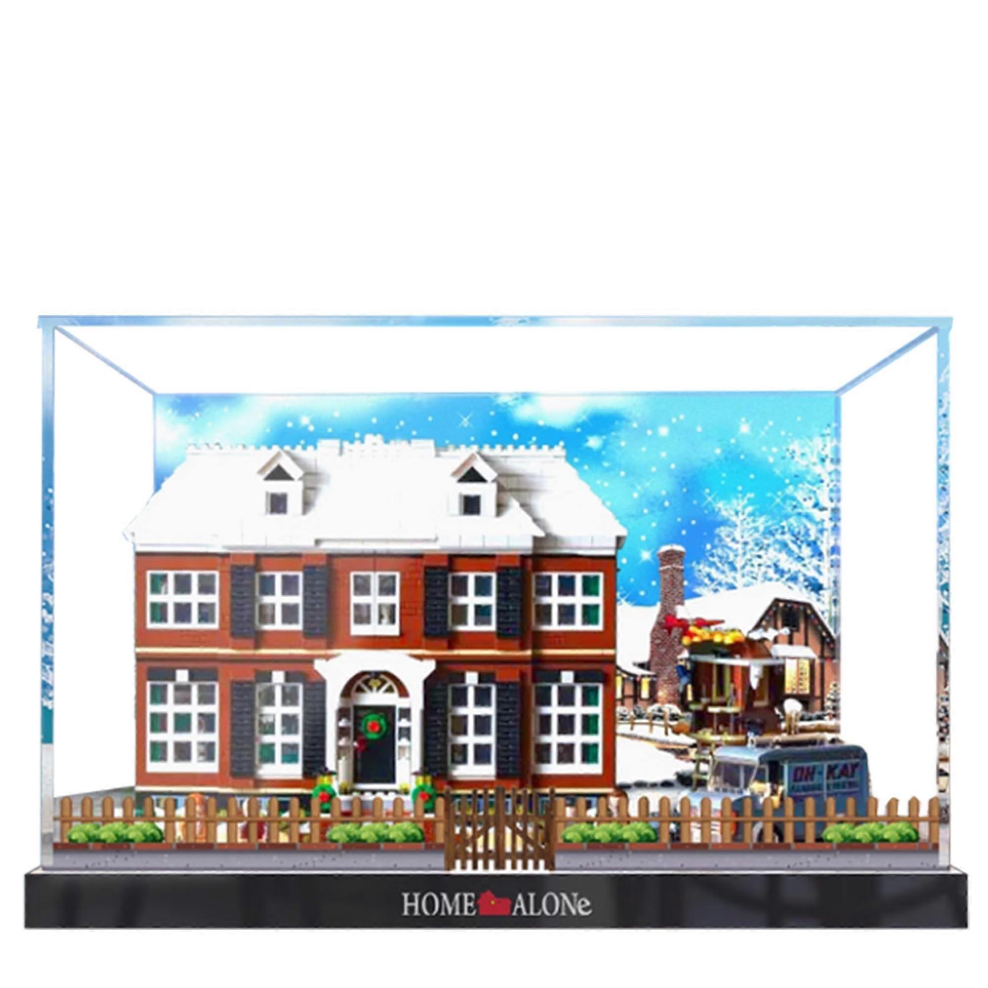 Clear Acrylic Display Case for  21330 Home Alone Set, DustProof Protective Box with Stable Support