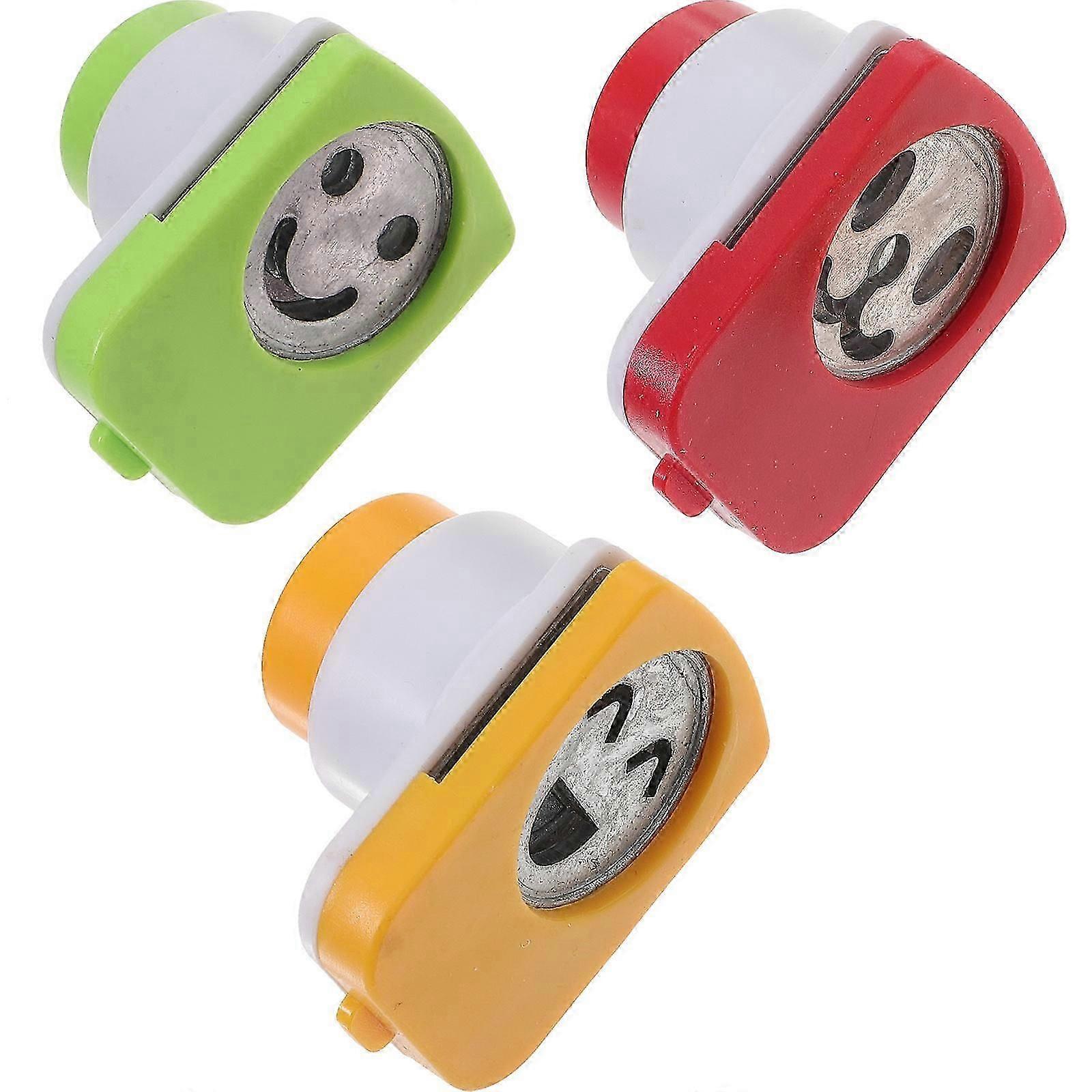 3 Pcs DIY Sushi Mold Kit with Smiley Face Embossing