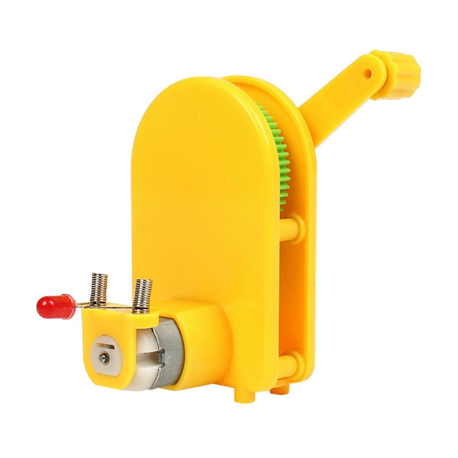 Hand Crank Electric Generator Kit for Students, STEM Manual Generator for Physics Experiments