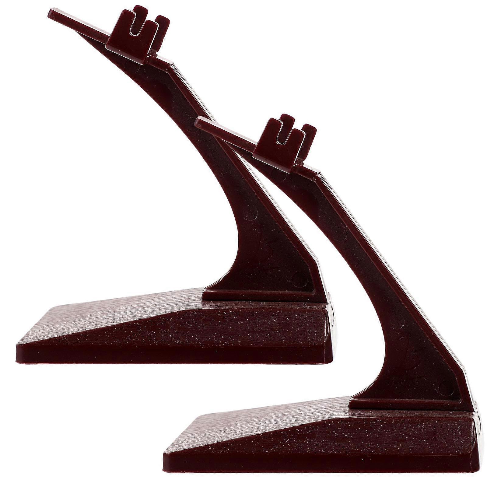 Airplane Decor Display Stand Plastic Holder for Storage Use 10Pcs