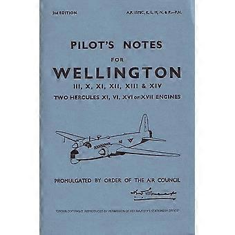 Wellington pilotes Notes [fac-similé]