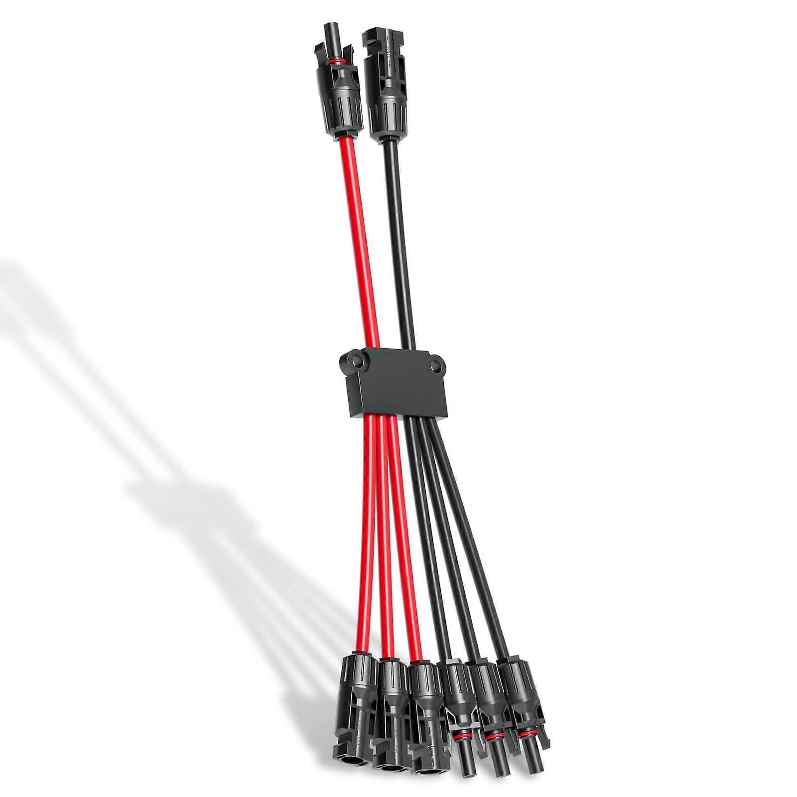 Solar Panel Connector MC4 Y Branch 2 to 6 Splitter Parallel Adapter Cable for Multiple Panels
