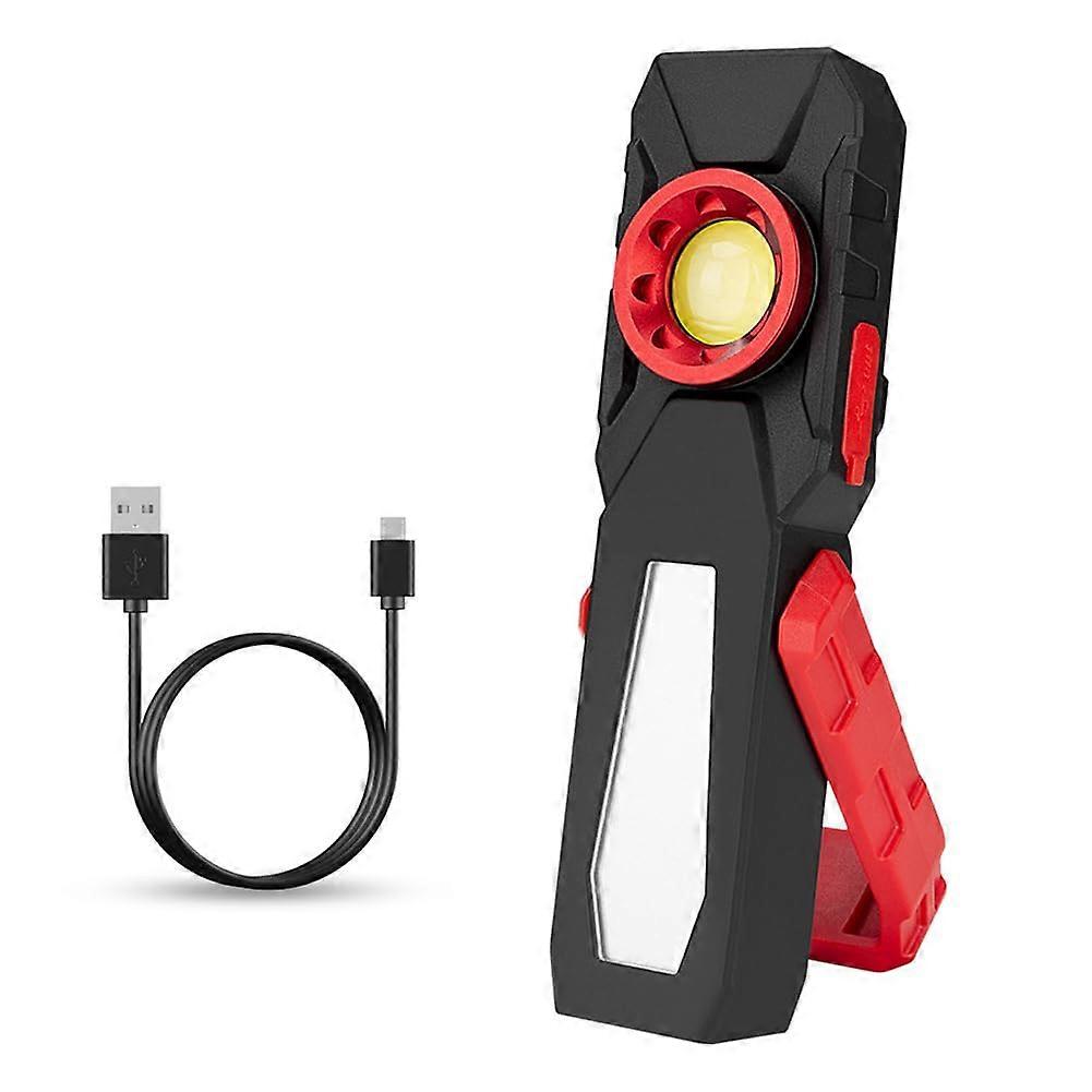 LED Work Light USB Rechargeable Camping Lantern with Magnetic Base Hook Tripod Mount