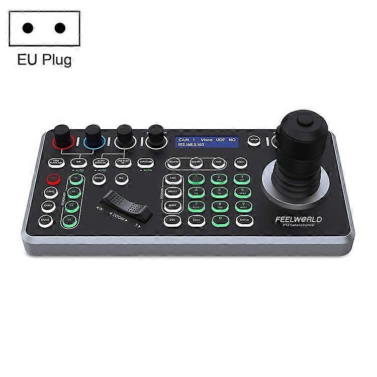 FEELWORLD KBC20 NDI PTZ Camera Controller Joystick Keyboard Control Multiple Control Protocol PoE Supported
