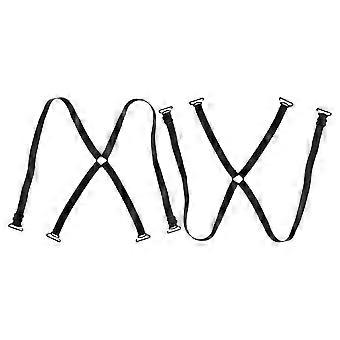2pcs Adjustable Cross Back Bra Straps For Women Invisible And Decorative For Dresses Lingerie Non Slip Swimsuit Straps Replacement