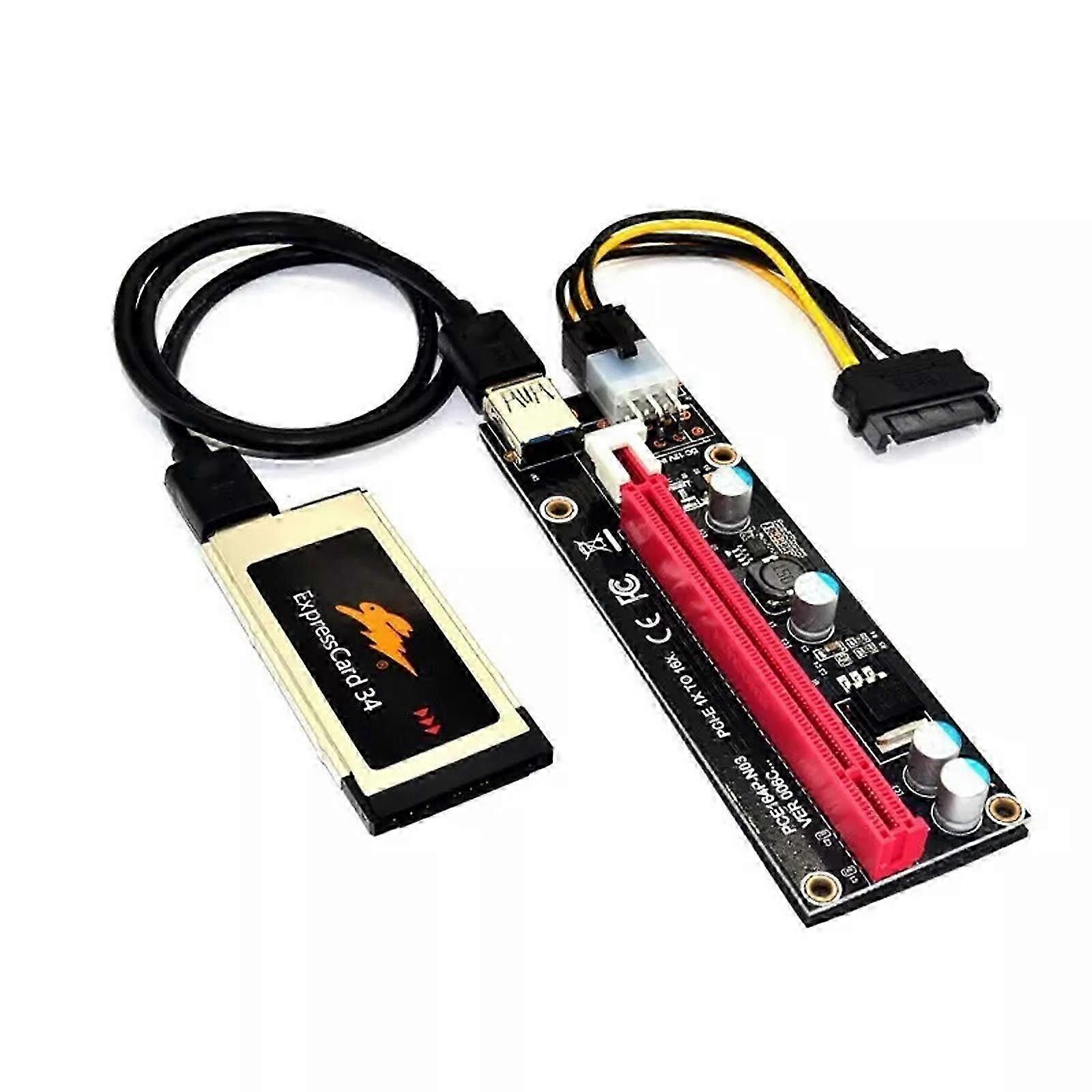 Expresscard Express Nová karta 34mm na PCI-E Riser pro notebook Externí GPU karta js