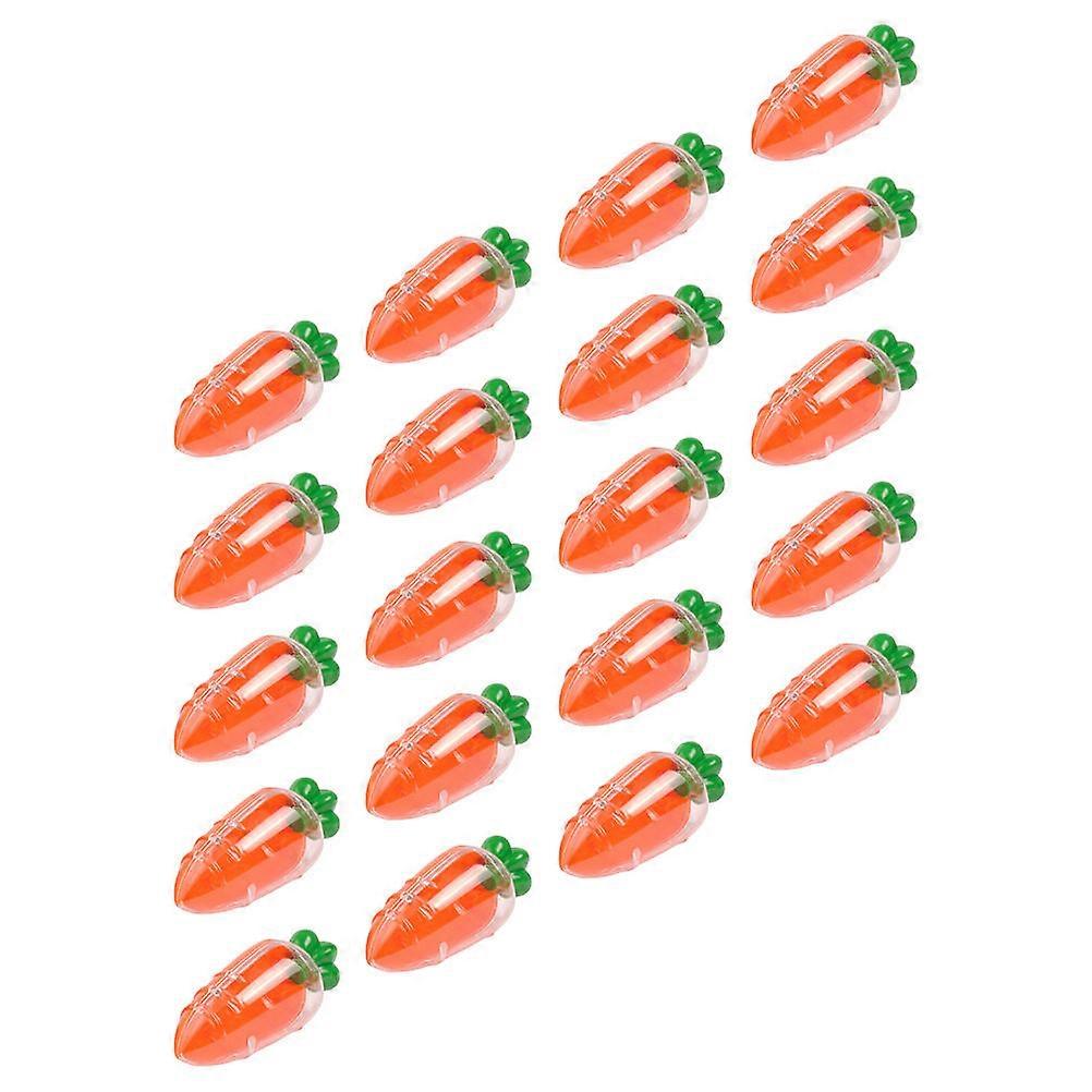 Carrot Candy Boxes Plastic Storage Boxes for Storing 20Pcs