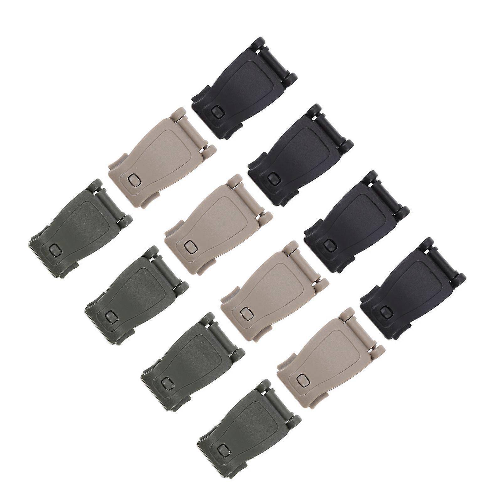 Backpack Webbing Buckles Fixed Buckles for Backpack Accessories 12Pcs