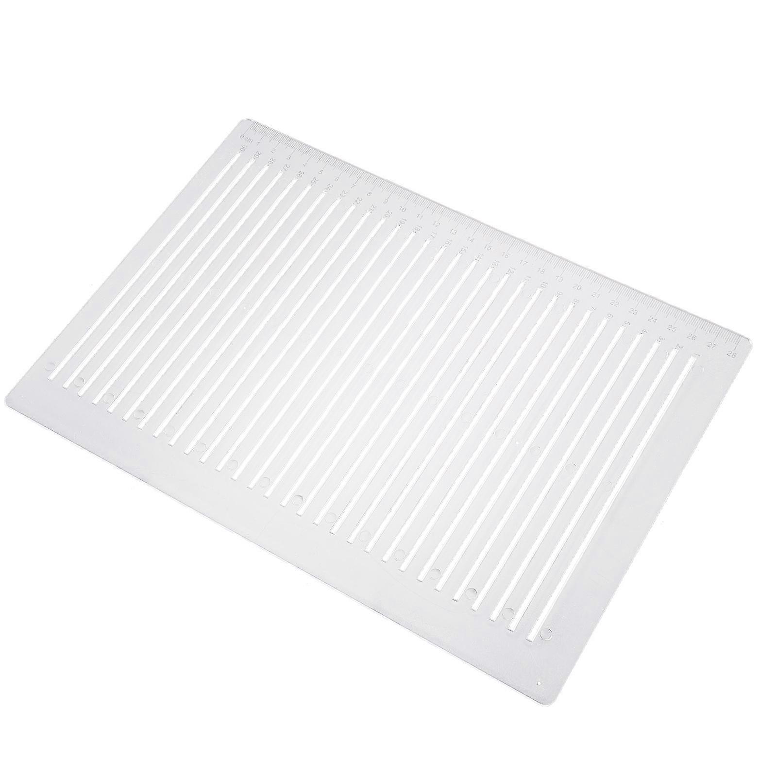 Clear Measuring Ruler Practical Drawing Line Ruler for Students