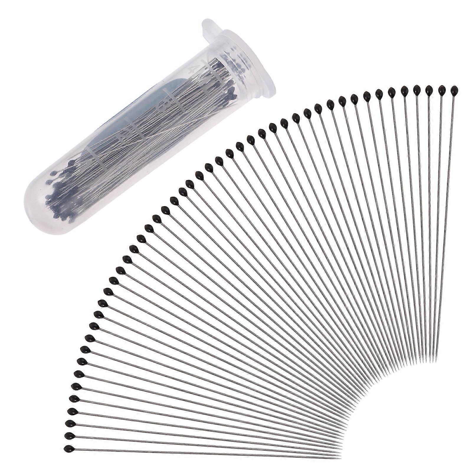 Stainless Steel Specimen Pin for Making Specimen 100Pcs Silver Set