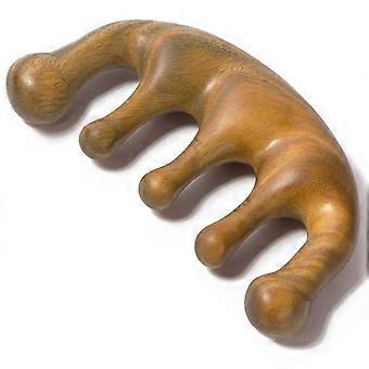 Wooden Massage Comb, Wooden Scalp Massager, Scalp Gua Sha for Stress Relax, Loc