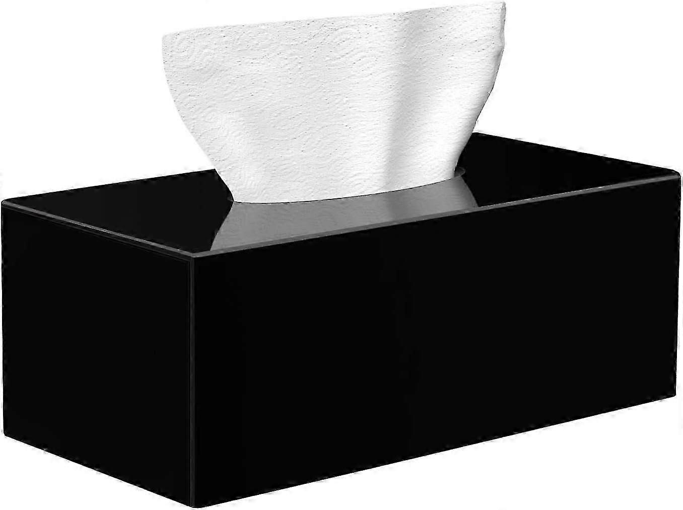 Acrylic Tissue Box Holder & Cover Rectangular,24x12.3x6.2cm