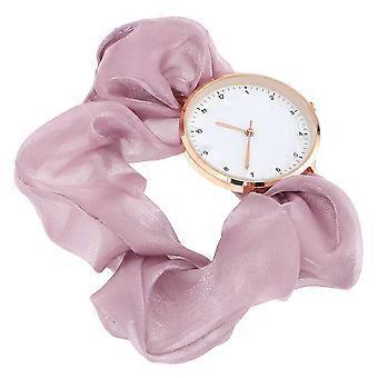 Elegante Studenten-Armbanduhr, zarte Quarzuhr für Mädchen, 1 Stück, Lavendelband