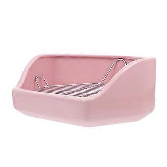 Keramik-Kaninchentoilette mit Kippschutz für Haustiere
