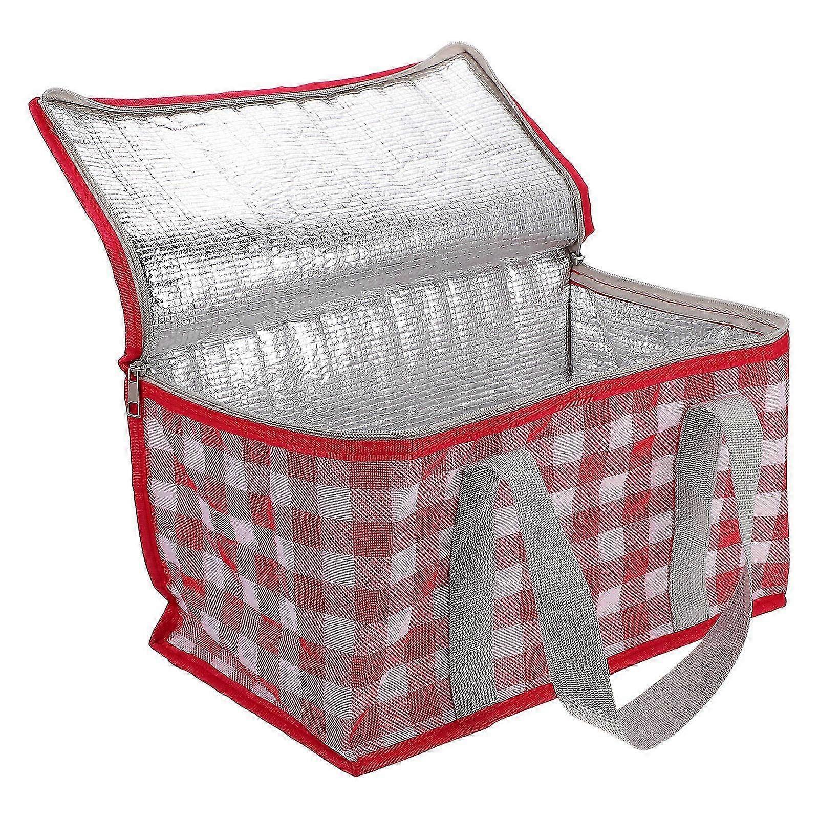 Waterproof Multi-Function Bento Bag for Food with Zipper Closure