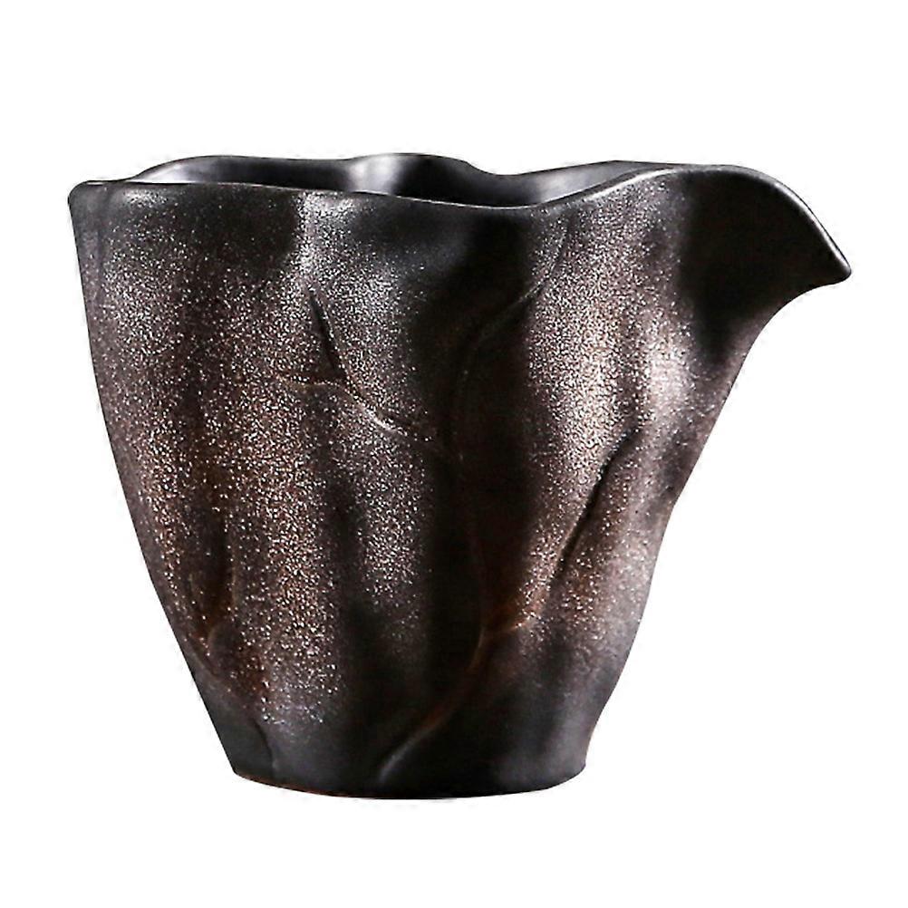 Ceramic Dark Brown Tea Accessory for Tea Drinking 1Pcs Decorative Cup