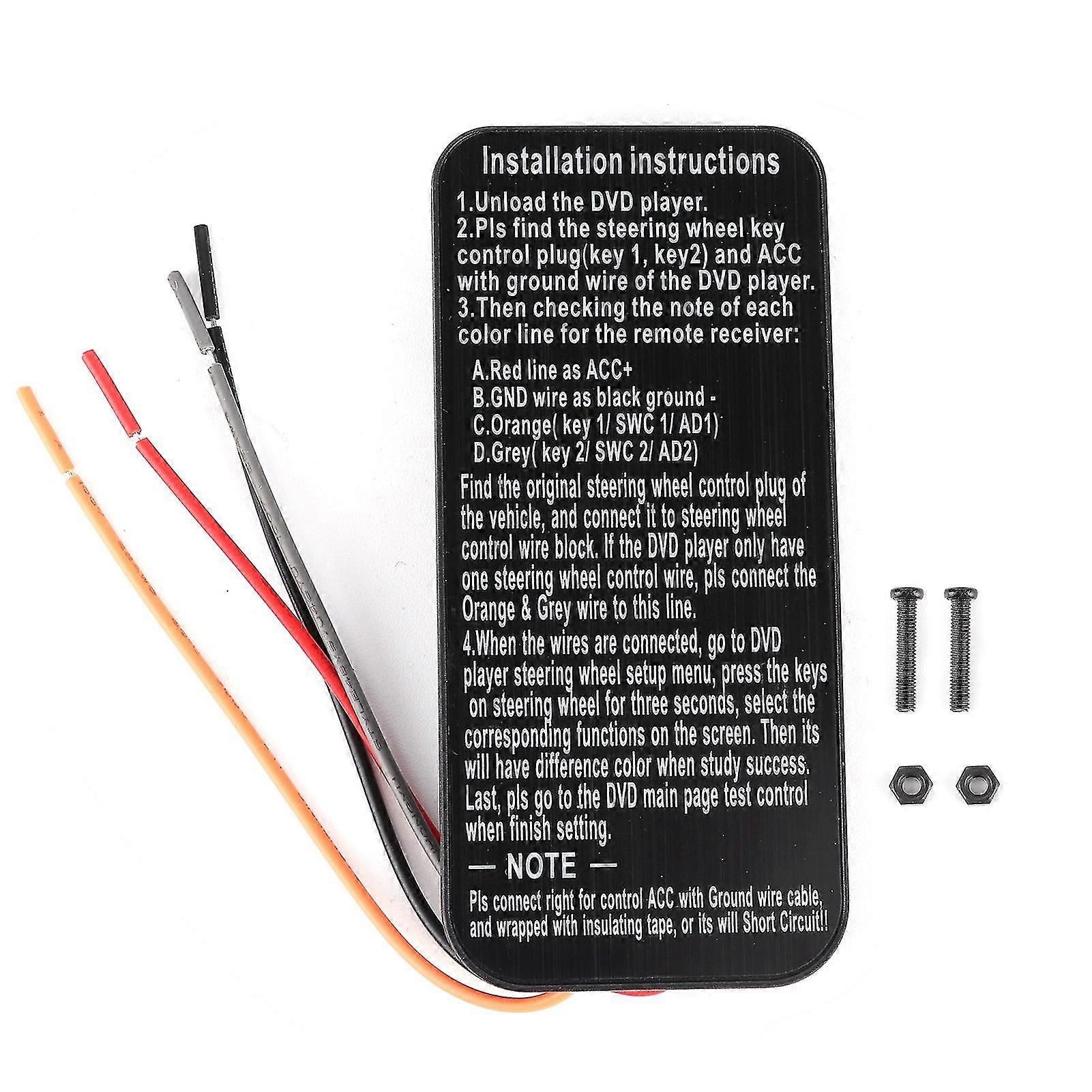 Multifunction Steering Wheel Button Remote Control Navigation 2 Din DVD Controller Universal