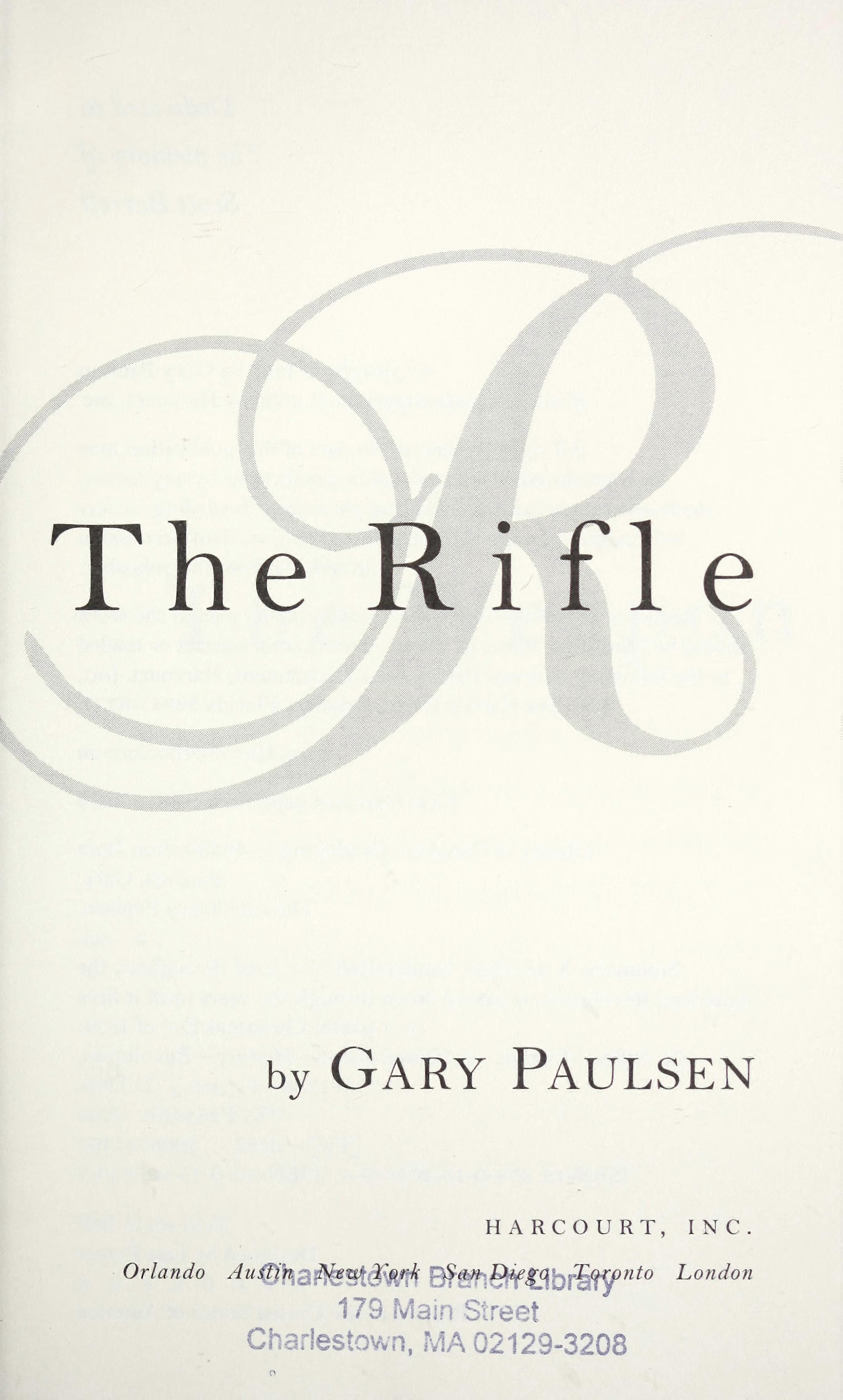 The rifle