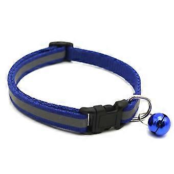 2Pcs Reflective Cat Collar with Bell, Newborn Adjustable Safety Collars for Puppies or Kittens Collars blue