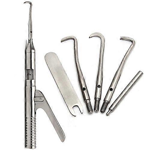 6 Pcs/Set Dental Tool Surgical Instruments Crown Remover Dentist Automatic Tools