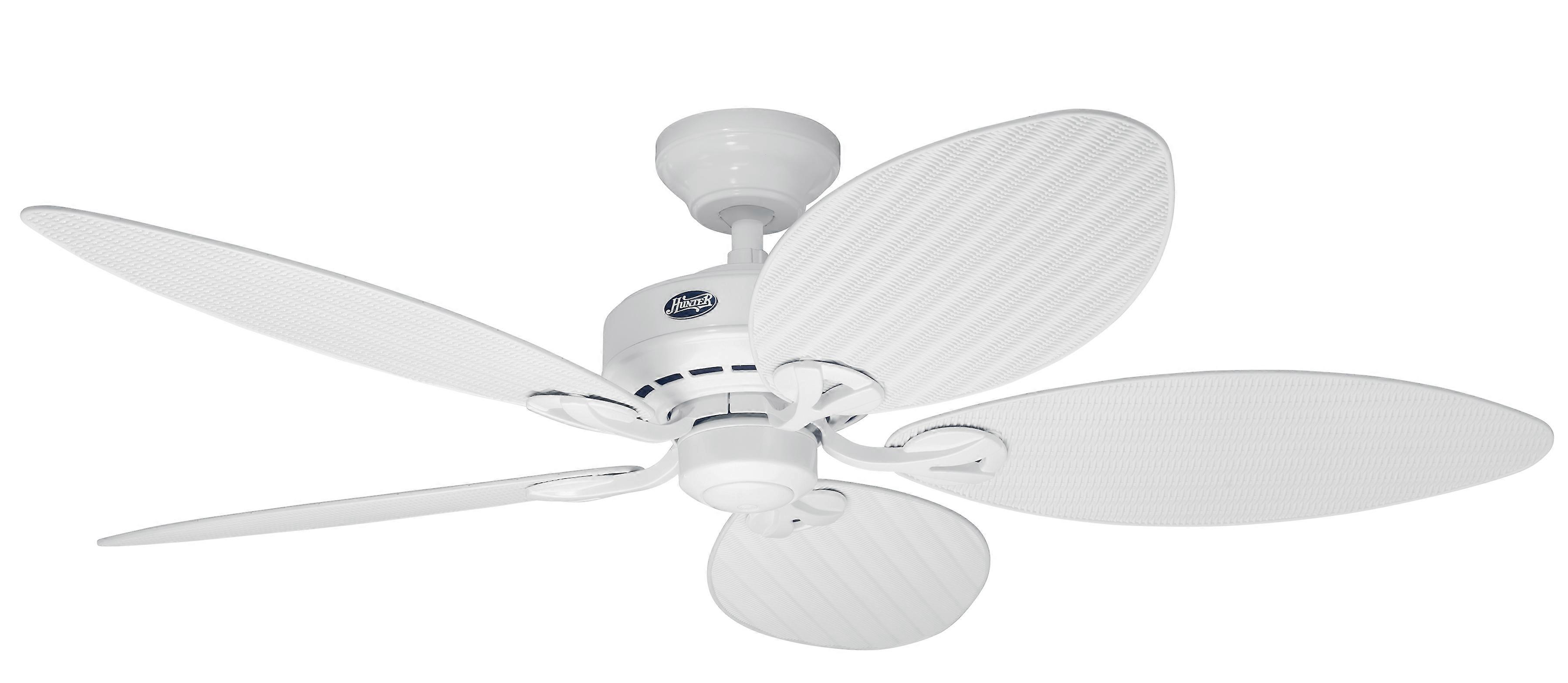 Ceiling fan Bayview White 137 cm with pull chain