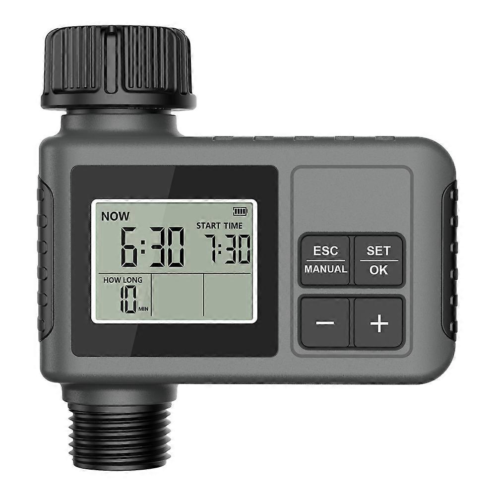 Garden Water Timer 1/2/3 Zone Programmable Automatic Irrigation Timer with Rain Delay Manual/Auto Mode Watering compatible with Lawn Yard