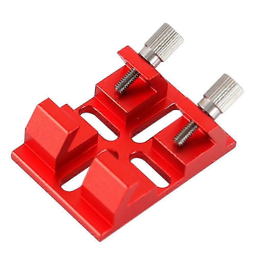 Multi-Function Finderscope Dovetail with Locking Screw Guide Scope Adapter Bracket compatible with Astronomical Telescope,Red