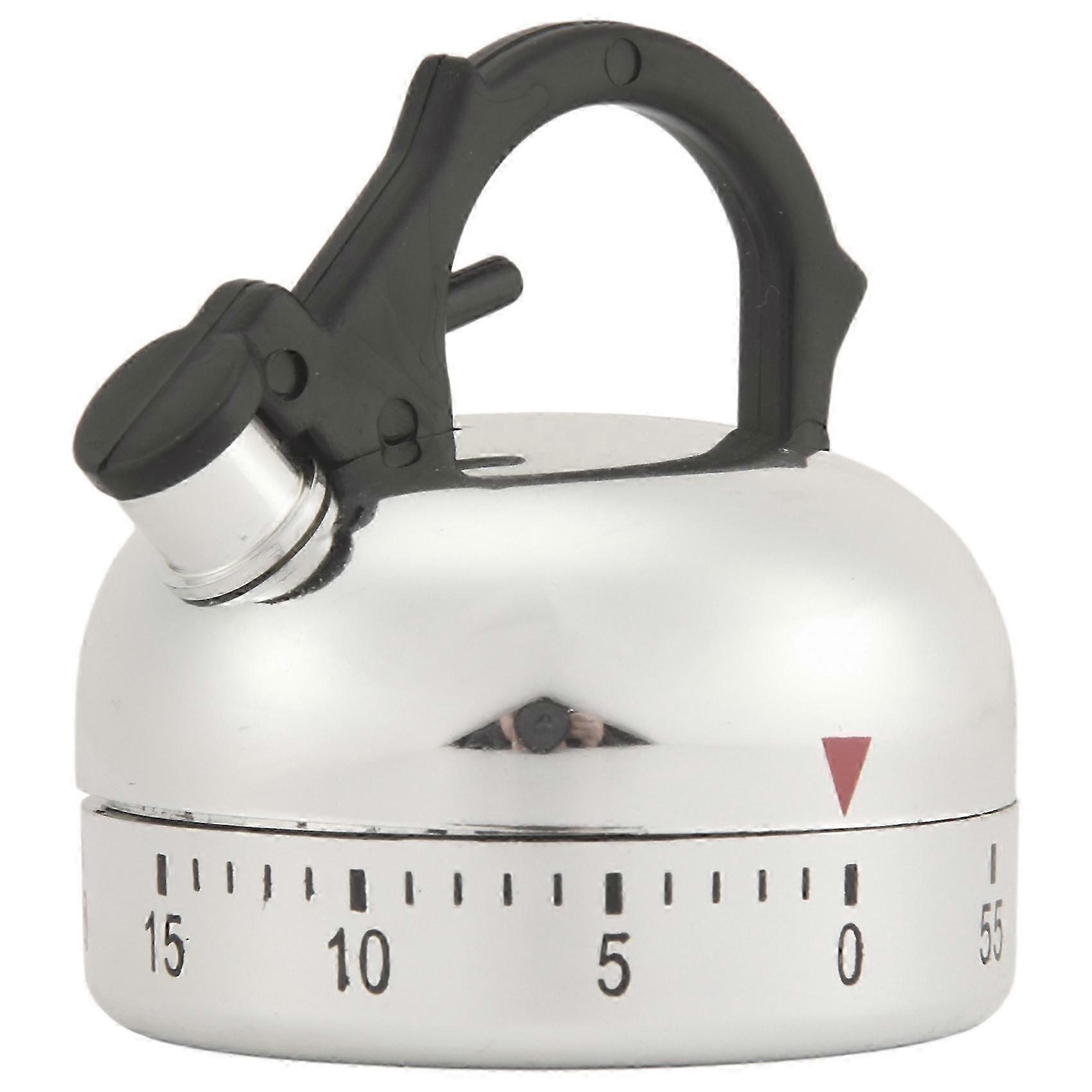 60 Minute Counting Teapot Shaped Kitchen Cooking Alarm Clock Timer Mechanical