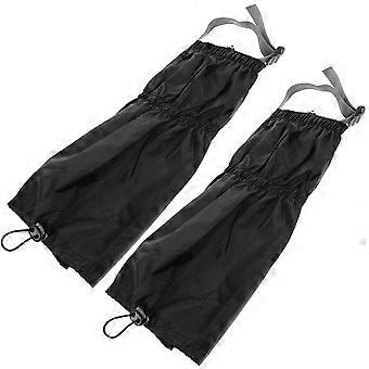 Adjustable Leg Gaiters Snow Ground Leg Protectors Hiking Boot Gaiters Warmth in Winter 2Pcs