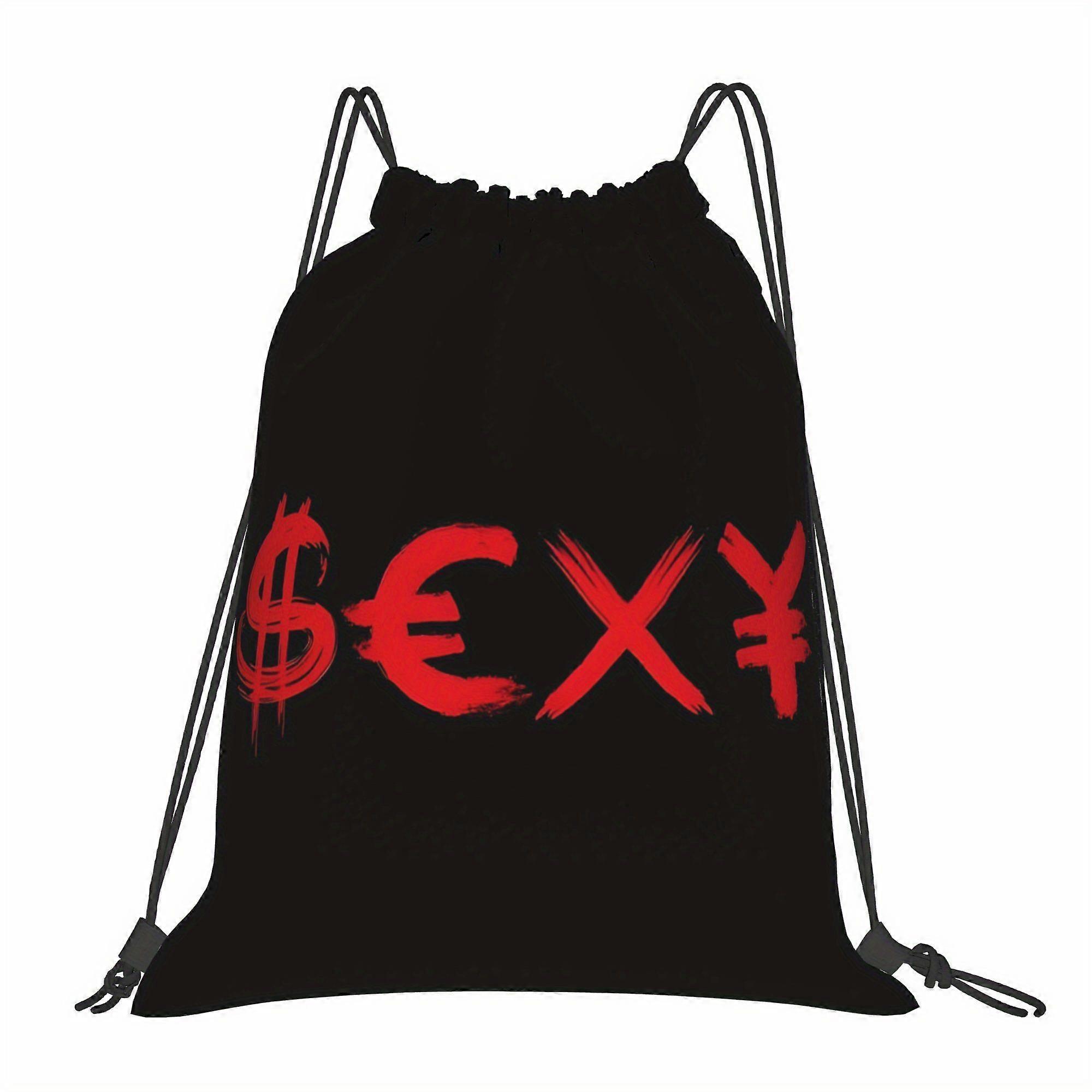 2D Flat Drawstring Bag, Sexy Drawstring Pouch, 2D Flat-Cqazw