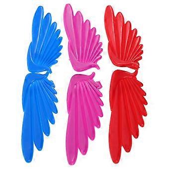 Roller Skate Shoes Wings Charms for Decoration 6Pcs PVC Accessories