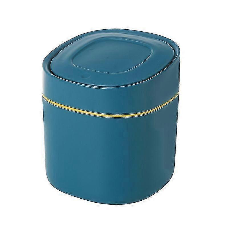 Blue trash can mini push 26-27