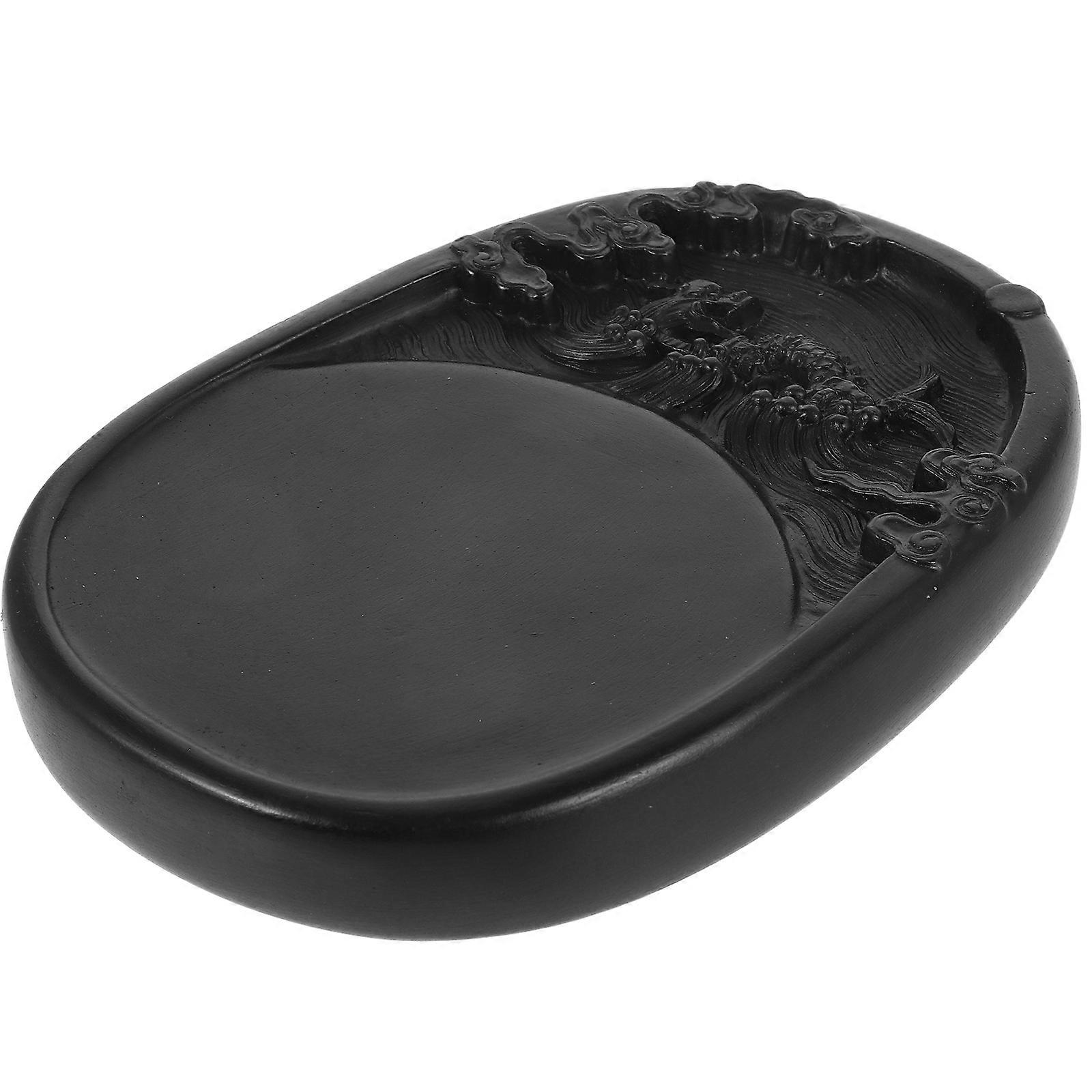 Delicate Inkslab Calligraphy Ink Stone for Storage Use Single Piece