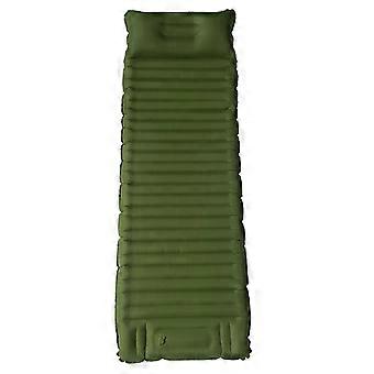 R8 Kaesi Camping Air Mattress Waterproof Foot Stamp Inflation Moisture-proof Folding Portable with Pillow TPU One Person Inflatable Travel Mat for Out