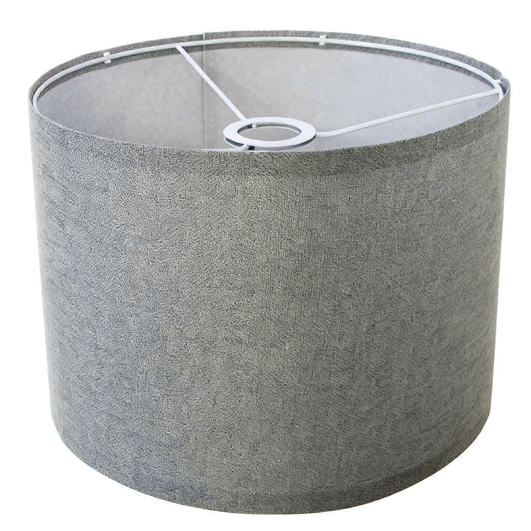 Drum Linen Shade For E27 Lamps