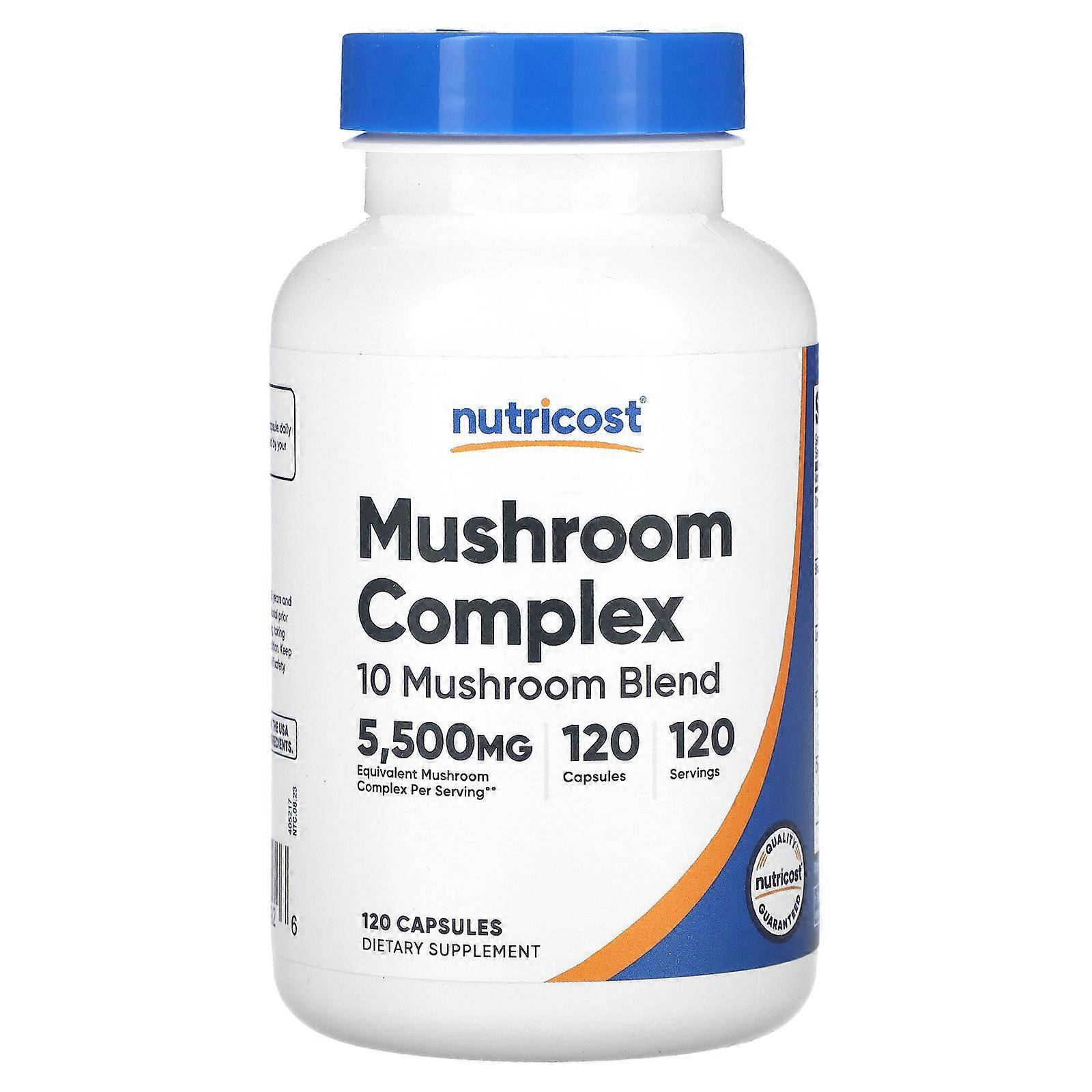 2 x Nutricost, Mushroom Complex, 5,500 mg, 120 Capsules