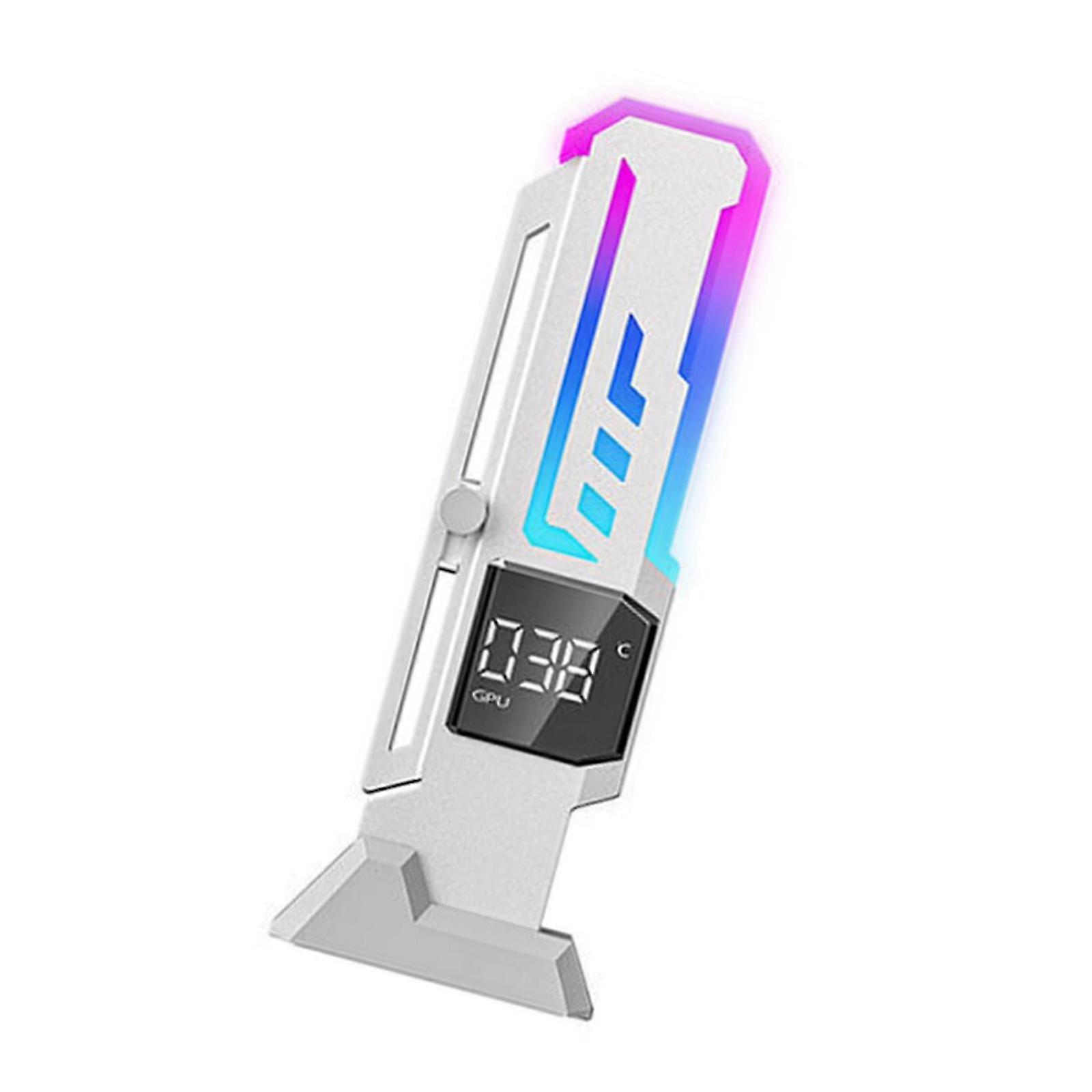 ARGB GPU Bracket With Temp Display