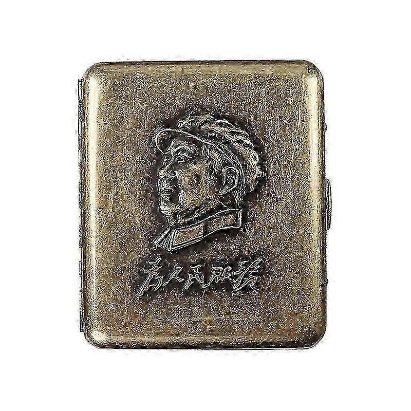 Metal 20-Pc Retro Cigarette Case