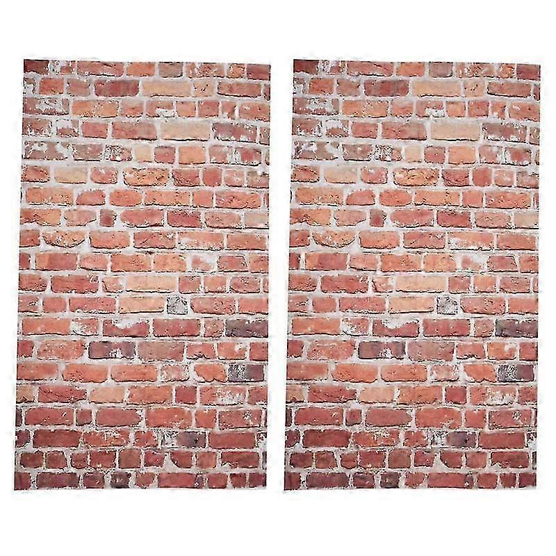 Brick Wall Photography Backdrop 2pcs 3x5ft Vinyl Studio Prop