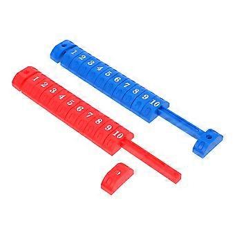 Plastic Scoring Unit Football Score Keeper for 4Pcs Durable Counters Markers