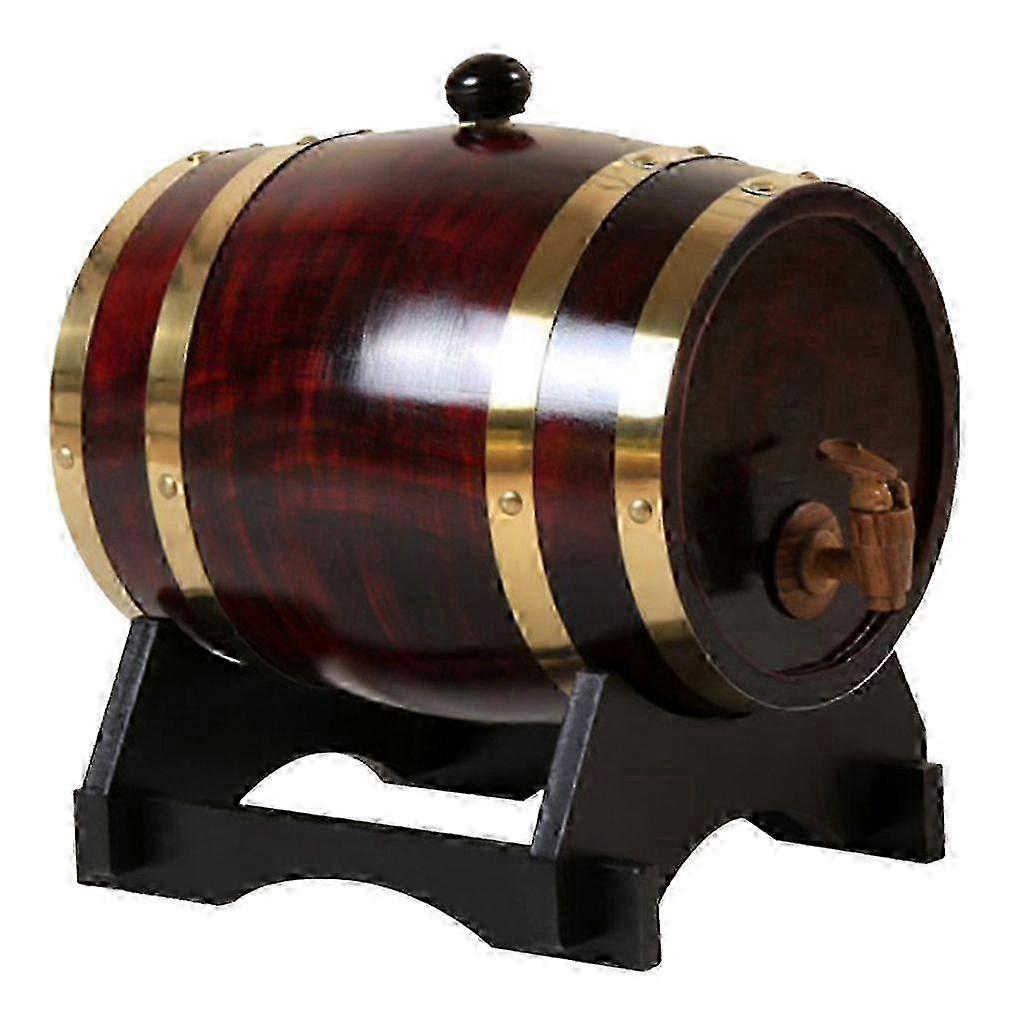 Solid Oak Liquor Barrel 3L